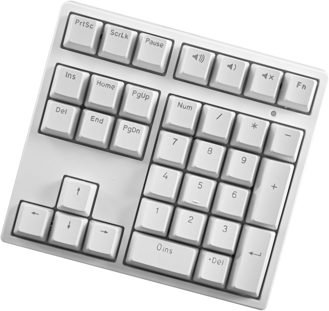 34-Key USB Numeric Keypad with Big Print Letters, Portable Number Pad for Laptop Home Accounting Desktop Calculator
