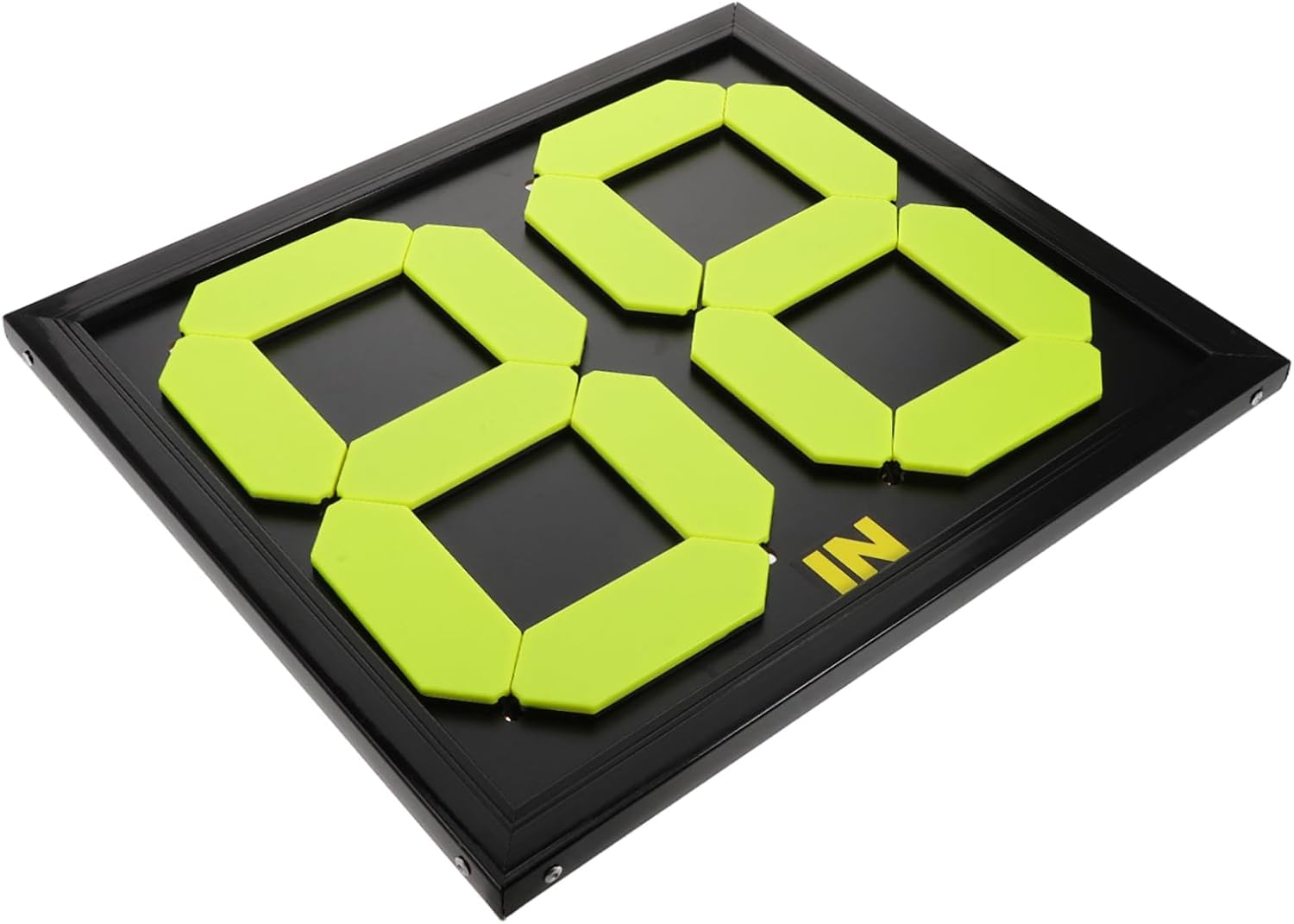 HANABASS Handheld Soccer Substitution Board for Referees Portable Fluorescent Football Referee Equipment for Efficient Player Changes and Score Management for Team Sports