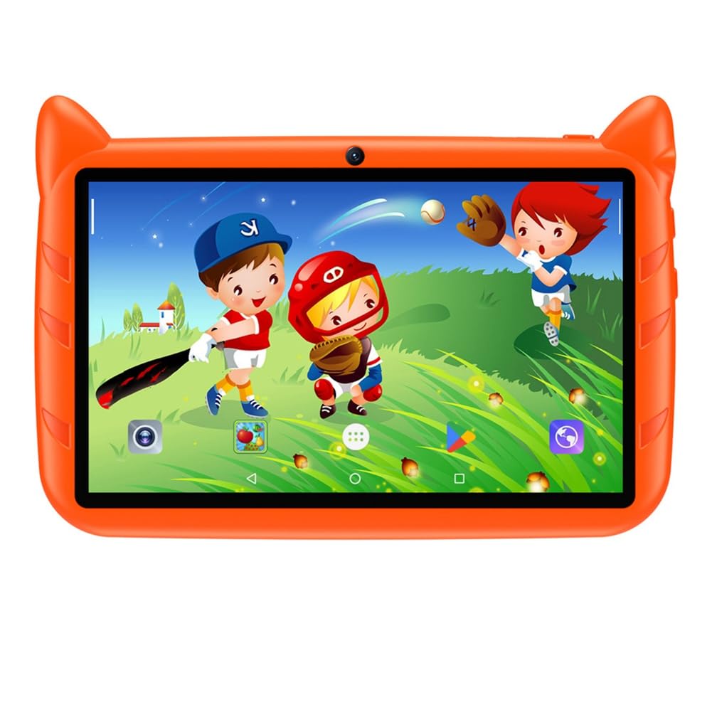 Tablet per Bambini da 7 Pollici, WiFi 5G, Batteria da 4000 mAh, Doppia Fotocamera, Regalo per Bambini, Software per Bambini, Spina UE