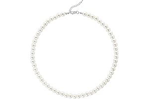 Round Imitation Pearl Necklace for Brides