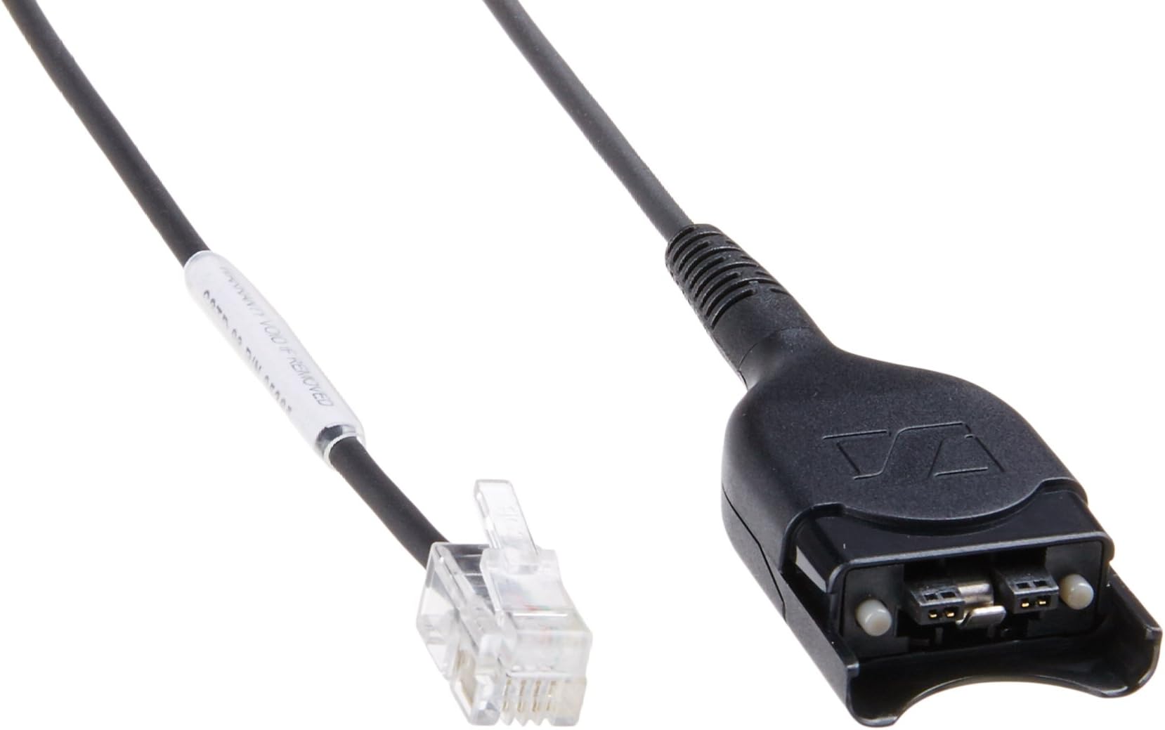 Enterprise Solutions CSTD 08 (005365) Standard Headset Connection Cable, Easy Disconnect to Modular Plug RJ 9, Coiled Cord, Code 08. for Direct Connection of Specific Phones