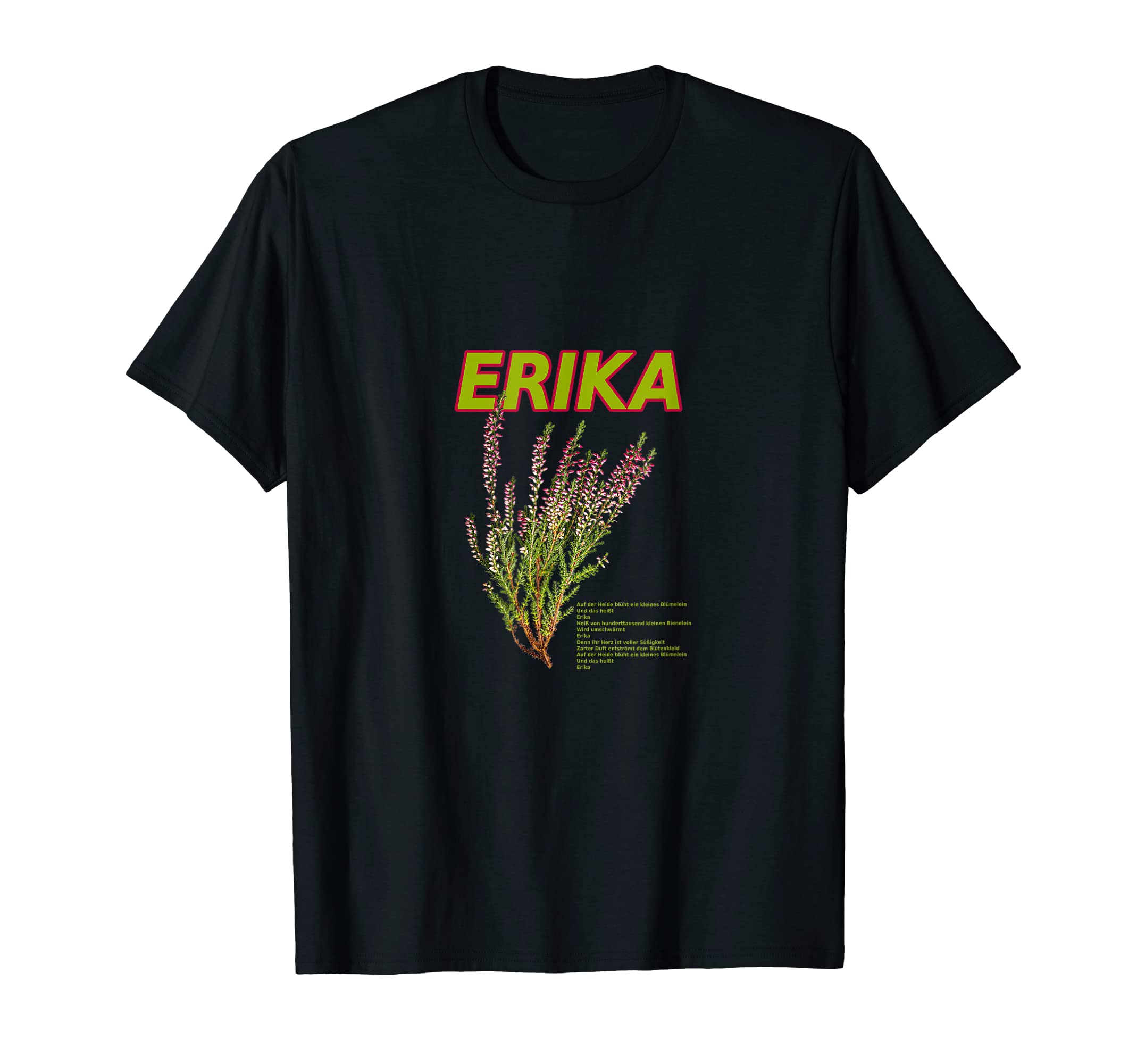 ERIKA flower heath folk song first name T-Shirt