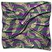 Produktbild Siser Mardi Gras Fashion Women Floral Printed Lady Square Scarf Head Wrap Kerchief Neck Satin