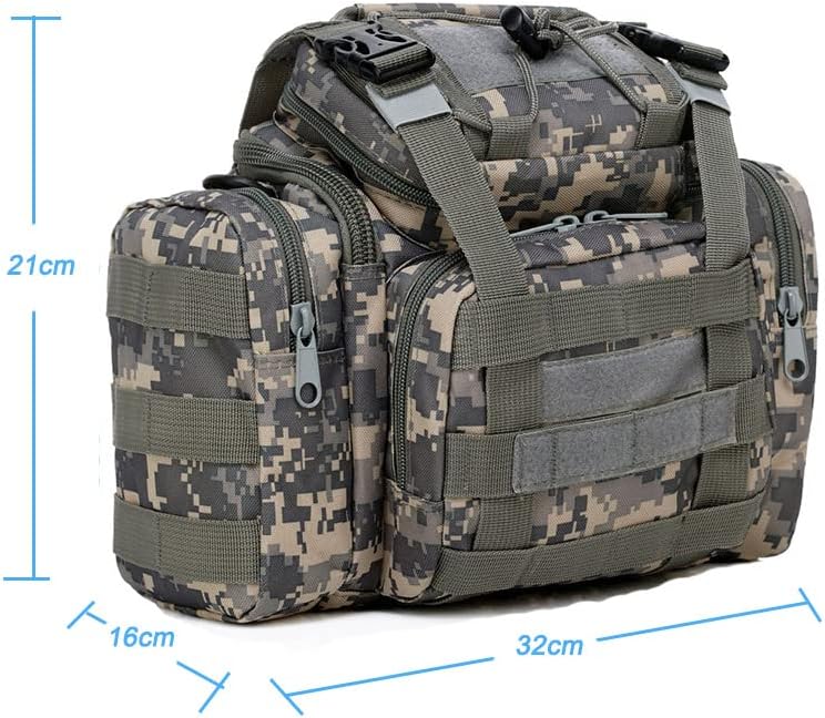 YABOO Tactical Molle Camouflage Camera Gear Bag Outdoor Sports Hiking Range Bag Pouch
