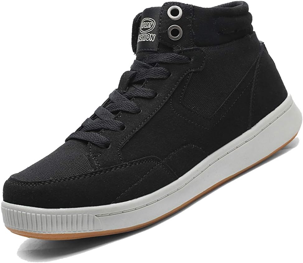 Unitysow Men’s Winter Snow Boots Waterproof Hiking Boots Fur Lined Warm Ankle Boots Outdoor Booties Lace Up Anti-Skid Walking Shoes Sneakers