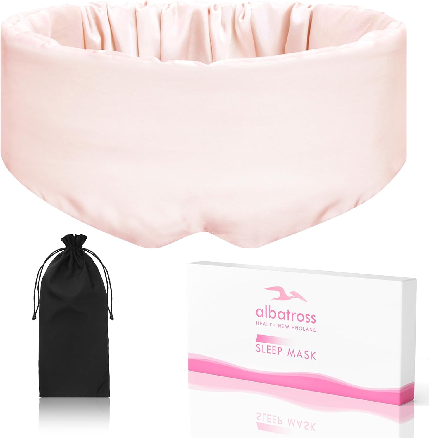 Fullcover Sleep Eye Mask for Men Women, Upgraded Face Hugging Padded Silk Sleeping Mask, Travel Blackout Night Blindfold Eye Shade Cover with Adjustable Strap (Pink-Fullcover) Fullcover Sleep Eye Mask for Men Women, Upgraded Face Hugging Padded Silk Sleeping Mask, Travel Blackout Night Blindfold Eye Shade Cover with Adjustable Strap (Pink-Fullcover)