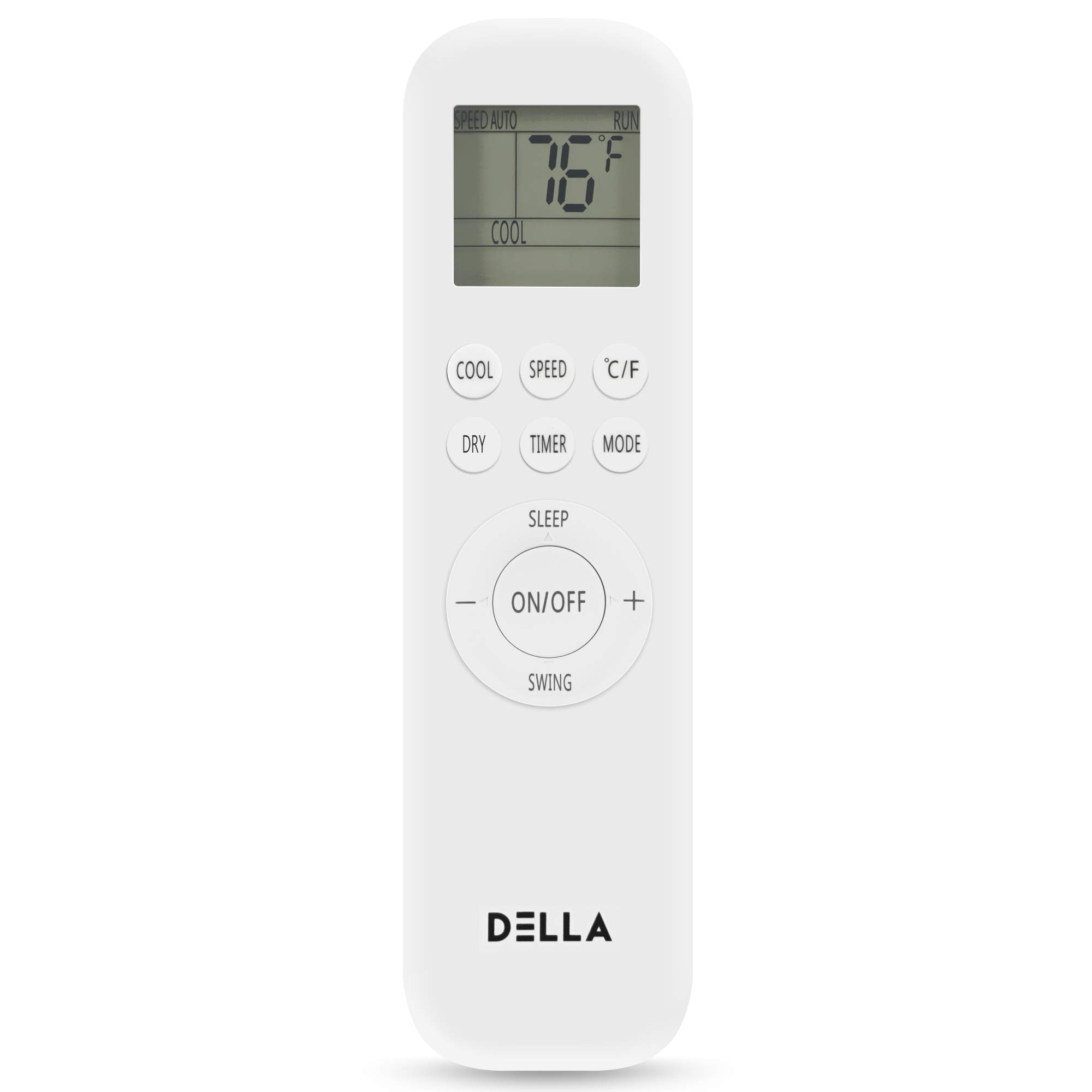 DELLA 10,000 BTU ASHRAE (6,500 BTU SACC) Portable Air Conditioner