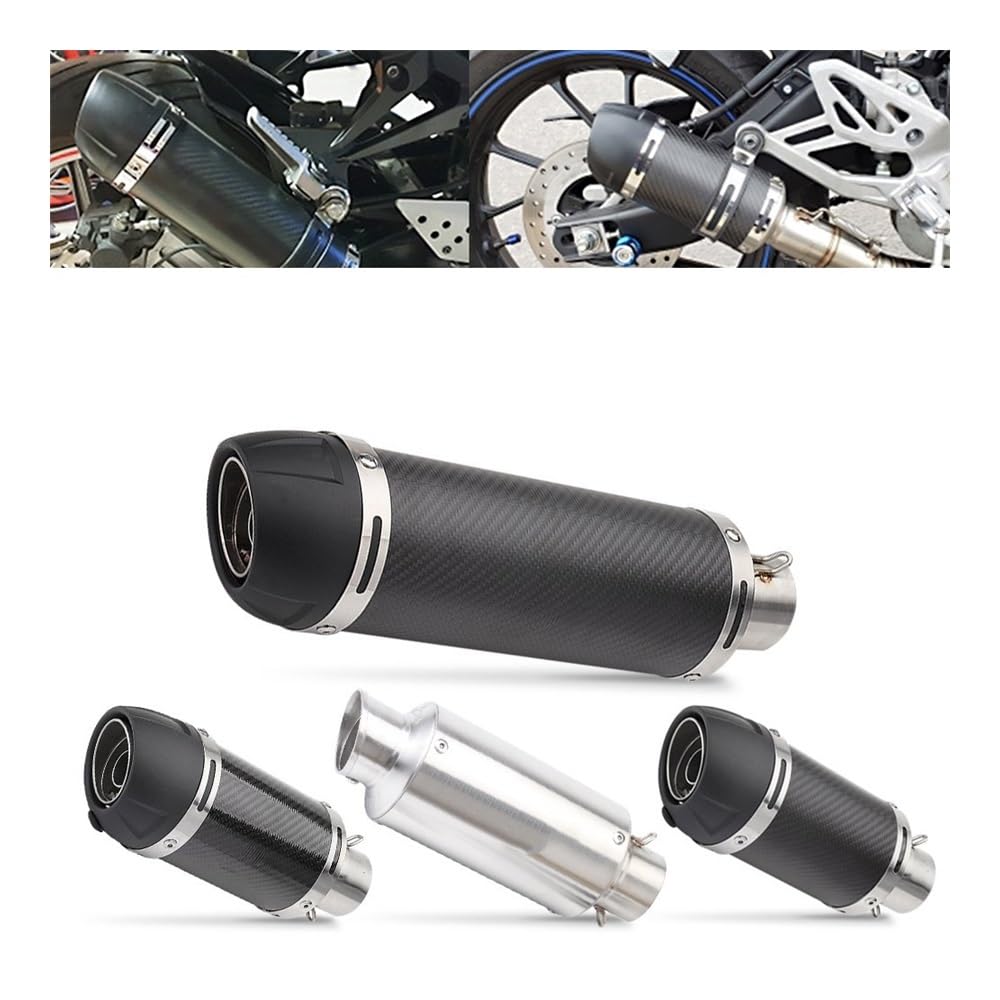 Amazon.co.jp: 排気系マフラー ユニバーサルオートバイカーボン