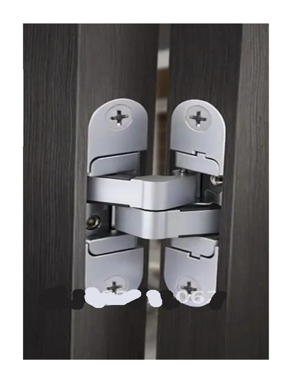 Bisagras de puerta invisibles Persiana plegable madera | Puertas Exteriores Cruz Y Grado Abierto Oculto Interior 180(Black,Right open)