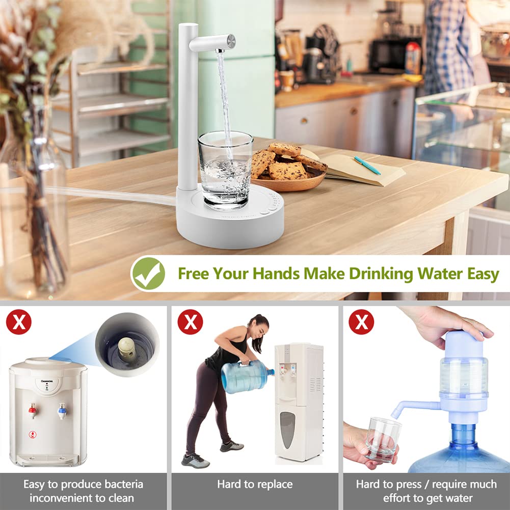 Distributeur D'Eau Pompe À Eau De Bureau Électrique Portable Aspiration