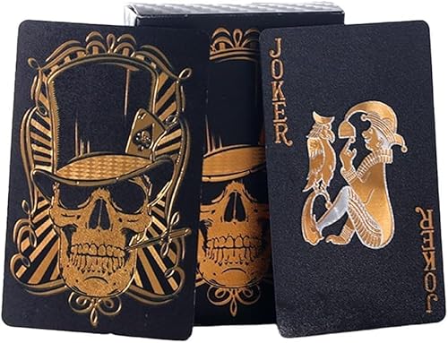 Hifireelf Halloween Playing Cards Deck – Waterproof Plastic Skull Card