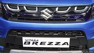 CAR SAAZ (U) Style Front Chrome Grill Compatible with Vitara Brezza Type 1(2016-2019)