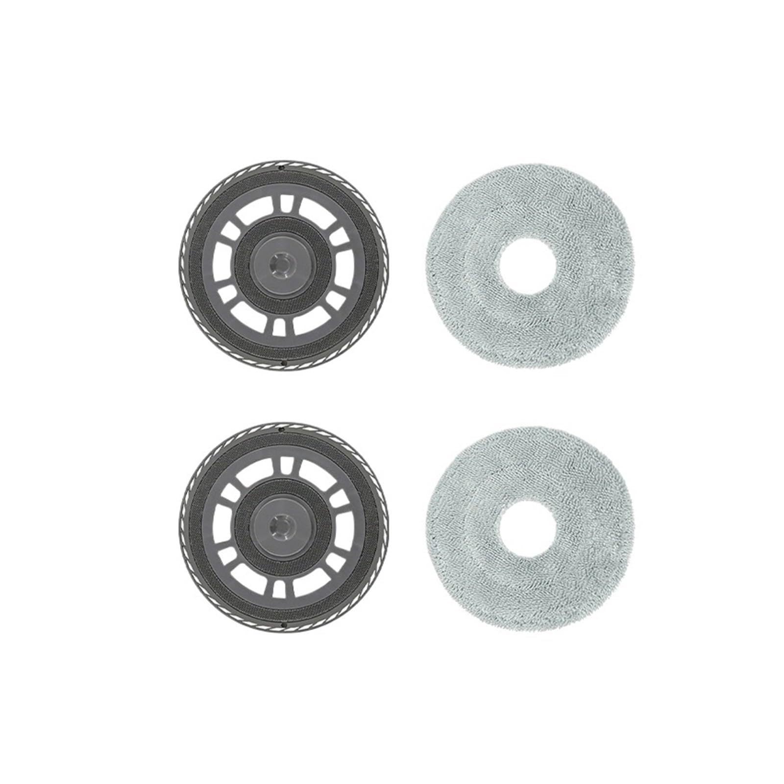 Hizon D Mop Mount，Compatible For Reame，L20 Ultra / X30 Ultra / X40 Ultra，Compatible For Mijia，M30s / S30 Pro Ultra Robot Vacuums Cleaner Accessory Spare Part