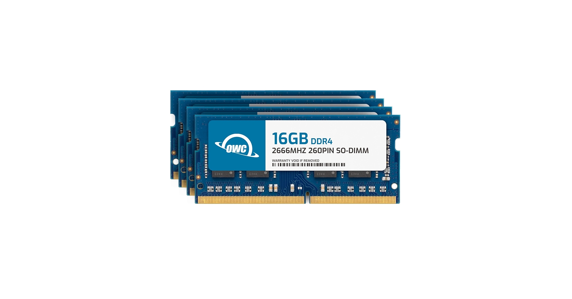 OWC 64GB (4 x 16GB) PC21300 DDR4 2666MHz 260pin SO-DIMMs
