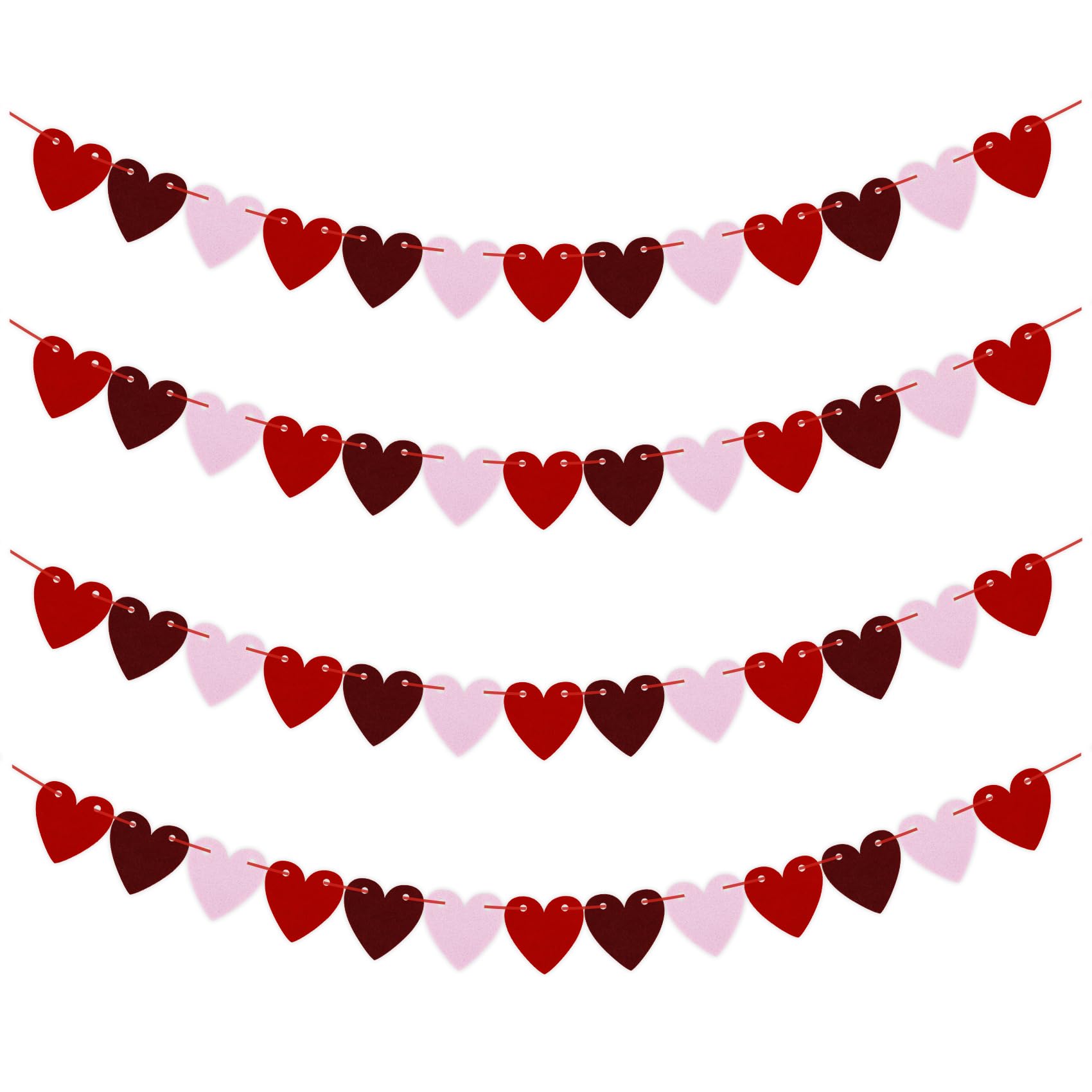 Valentines Bunting,Valentines Day Decorations Heart Bunting,Bunting Decorations,Heart Bunting,Heart Garland,Love Hearts Garland,Romantic Decorations,Valentines Banner,Hearts Decorations