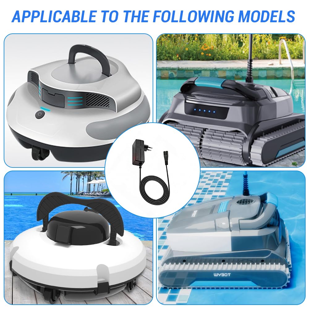 Cargador de 16.8V Compatible con Aiper Scuba S1 E1 Limpiador de Piscina Robótica Inalámbrica — view 6