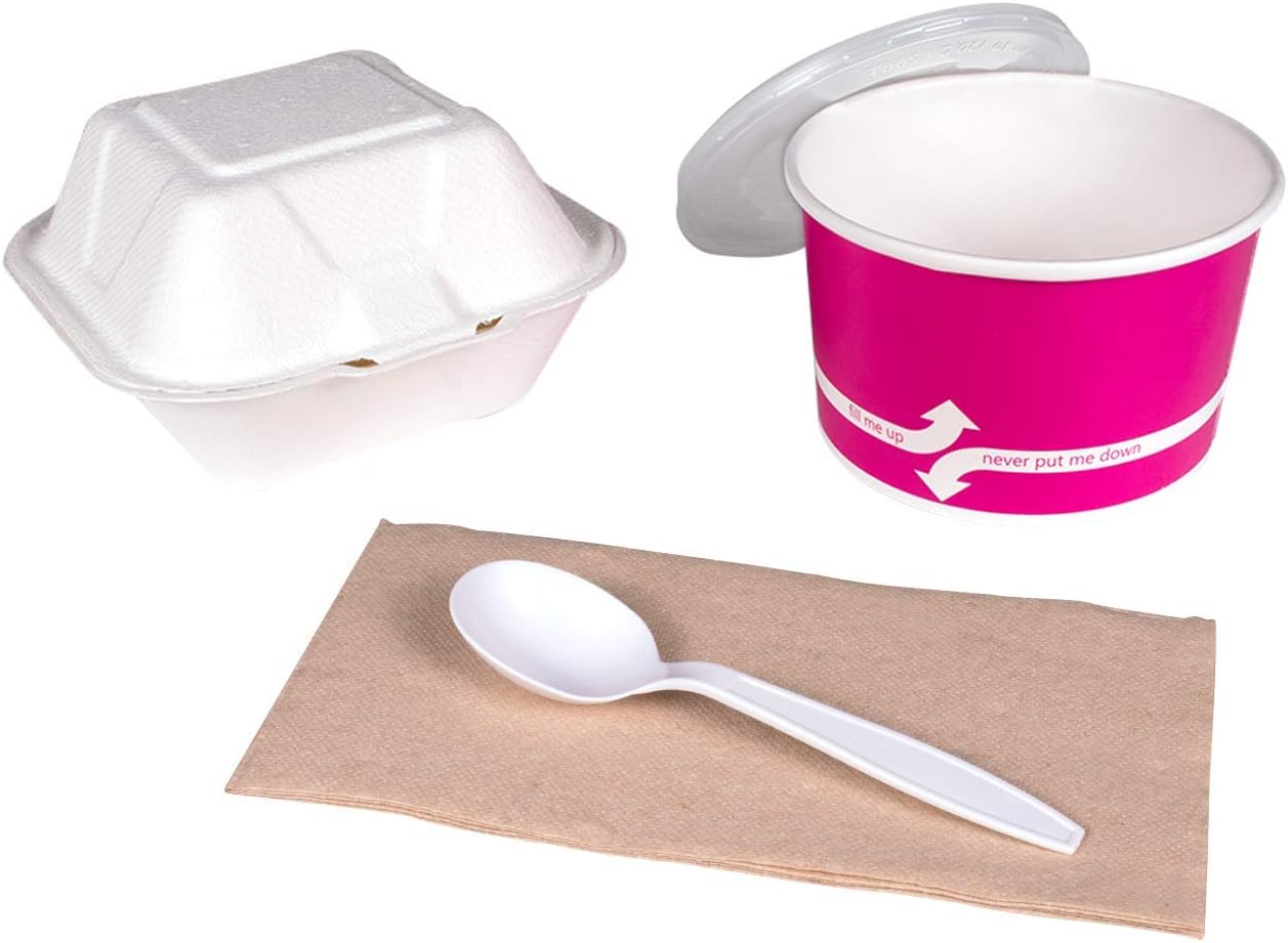 Karat U2032W 5.6" Extra-Heavy Weight Disposable Soup Spoon, White (Pack of 1000)