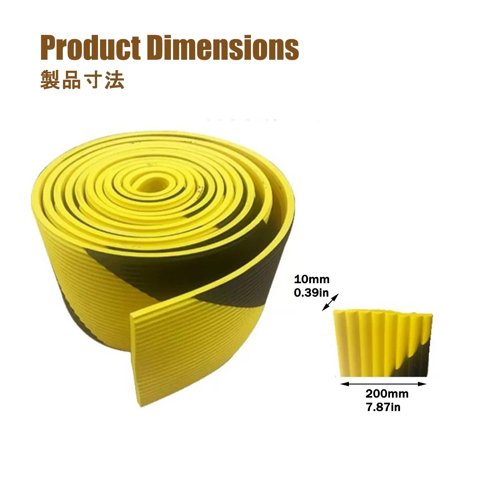 Paraspigoli Tavolo, Giallo Nero Paraspigoli, Facile da Installare e Rimuovere, Adatto per Pareti di Garage, Scaffalature di Magazzini, Attrezzature e Mobili.(W-shaped Style)