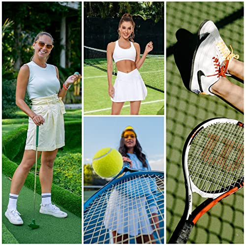 Womens Tennis Skirt With Pockets Pleated Crossover High Waisted Athletic Skirts Golf Skorts Skirts For Women Black Medium #TOP6