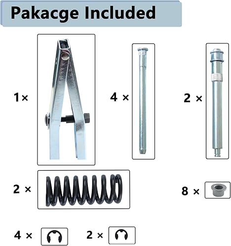Miniatura 4 de Kit de pasador de bisagra de puerta y buje para Chevy GMC C1500 C2500 C3500 K1500 K2500 K3500 Suburban Tahoe - Fácil instalación, reemplaza los