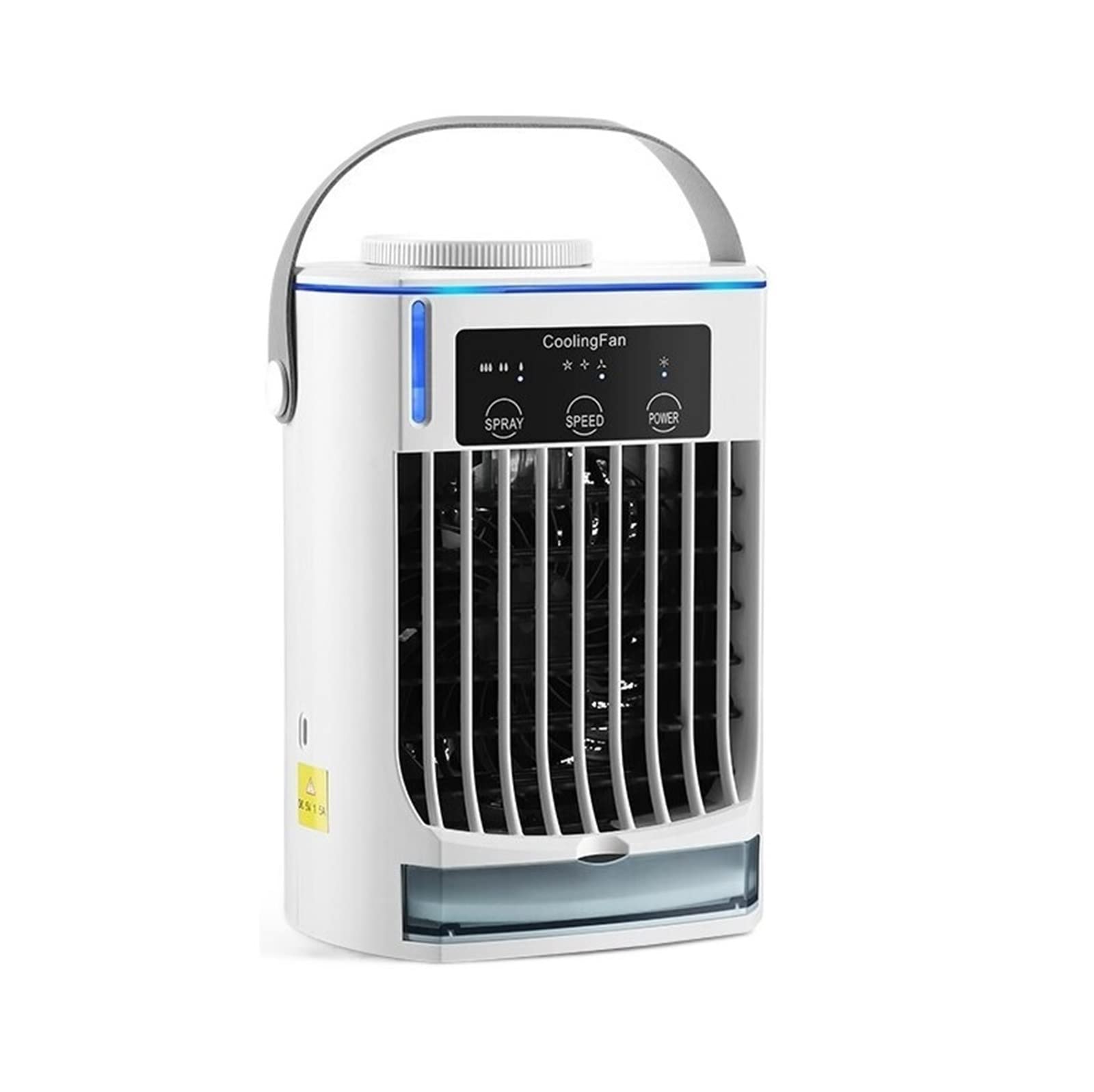 Enfriador de Aire portátil, Ventilador de refrigeración para Escritorio, pulverizador de Agua, USB, acondicionamiento de Oficina, Tanque de 500ml, refrigeración silenciosa có