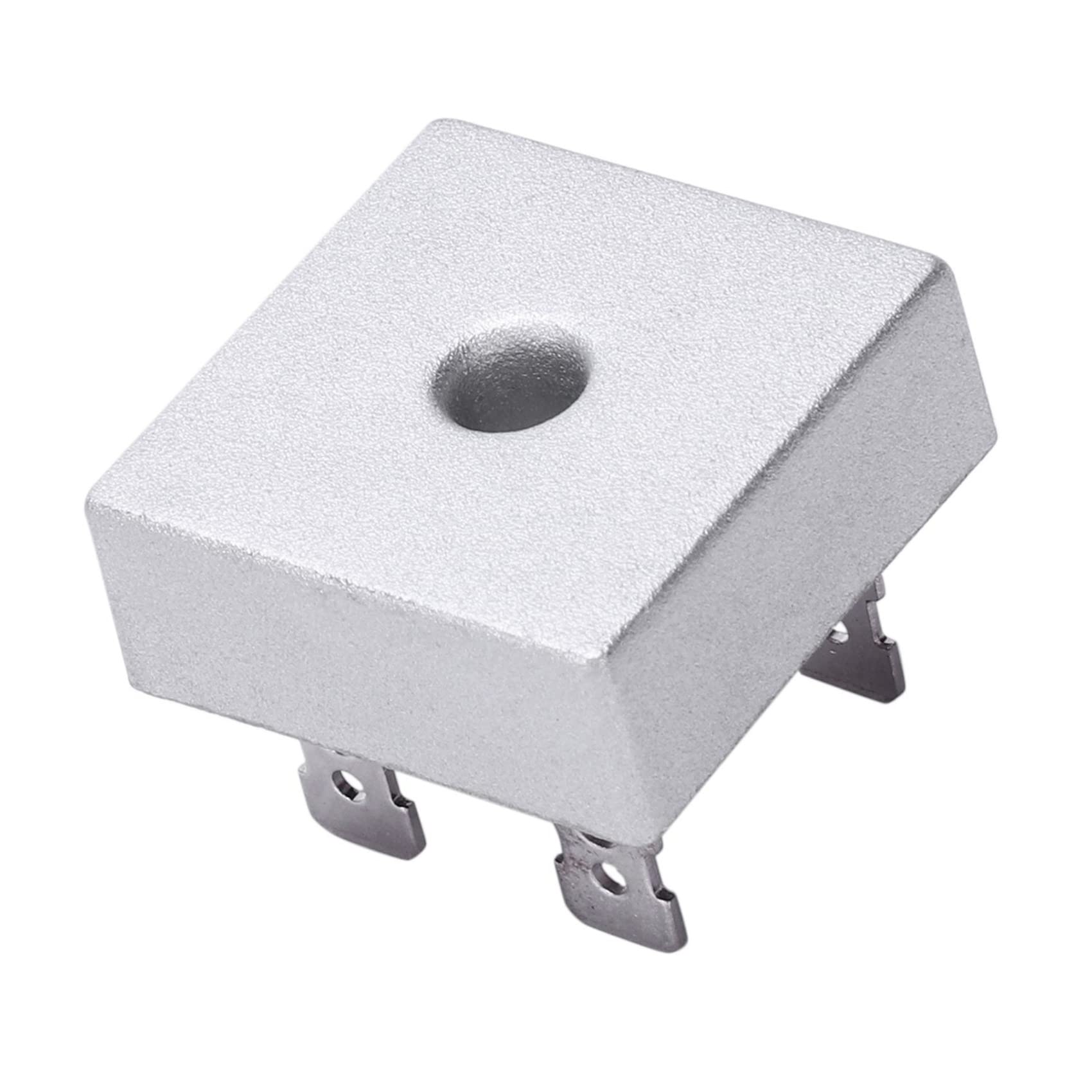 50 PCS 50A 1000V Caja de Metal Rectificador de Puente de Diodos de una Sola Fase KBPC5010