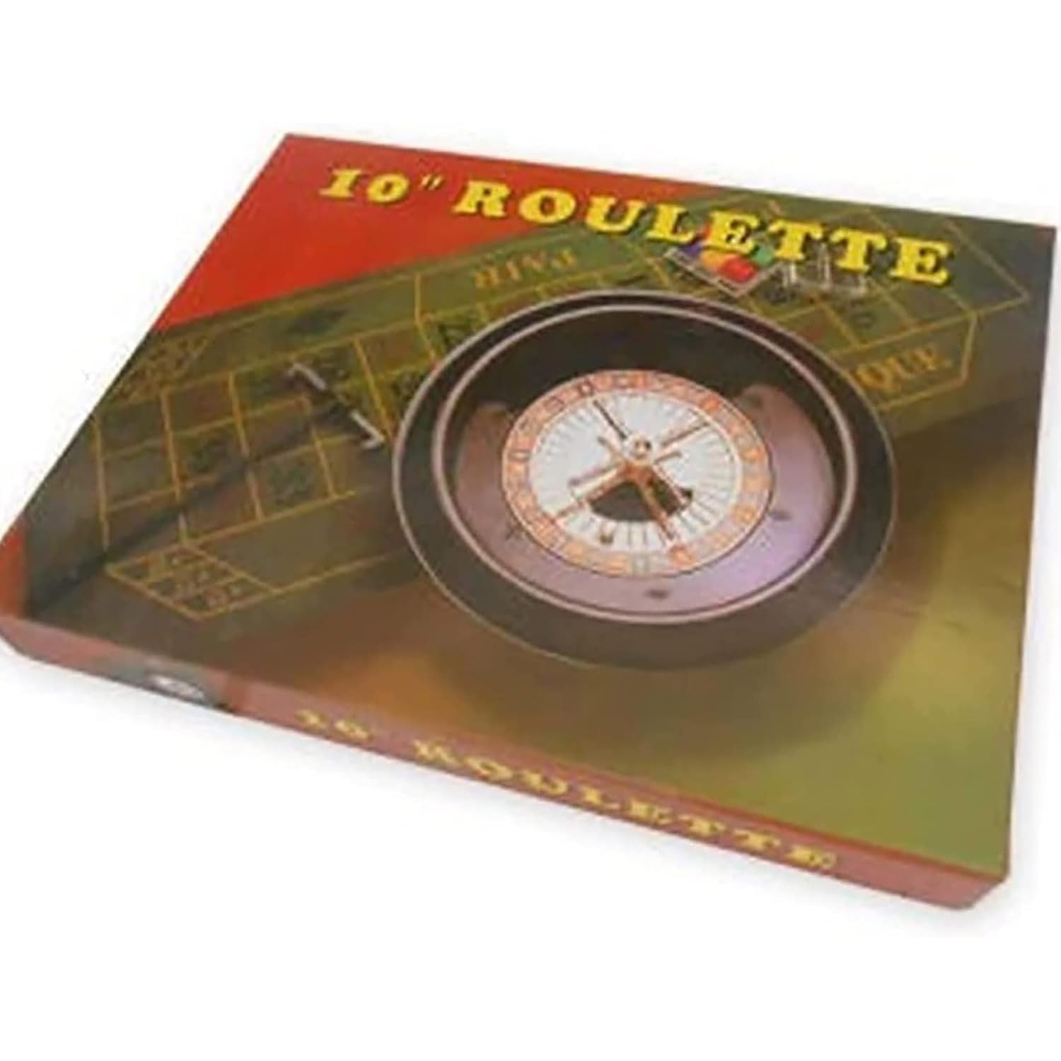 COYEUX 10-Zoll-Roulette-Set für Casino-Spiele, Freizeit-Tischspiele, perfekt für einen Spieleabend zu Hause oder eine Party zu Hause, Roulette-Rad-Set, komplettes Set