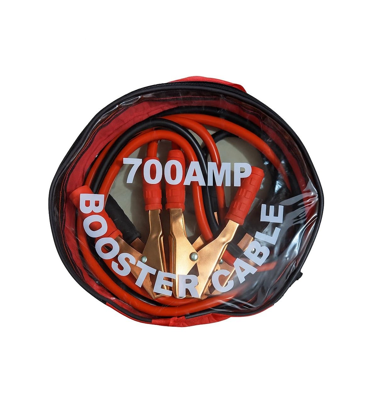 CRULAC Heavy Duty Jumper Cable for Car, Jumper Cable for Car Battery, Emergency Battery Cable (7ft, 700 AMP)