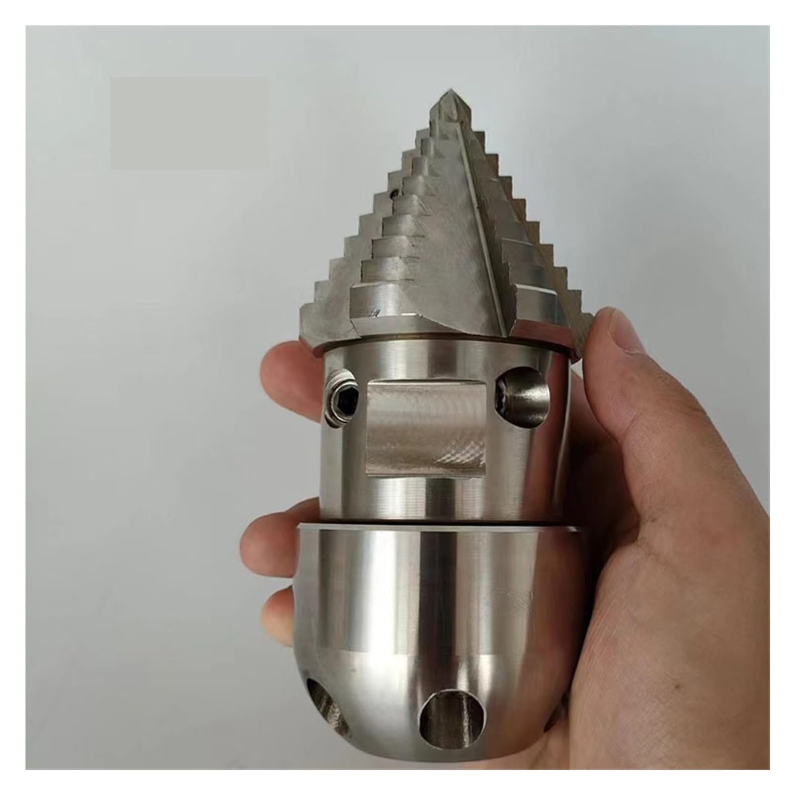 Boquilla Jet Rotatoria 1", Herramienta Limpieza Agua | Boquilla desazolvar alcantarillado, racor NPT 1", descalcificación industrial, eliminación slurry, punta hidrolimpiadora
