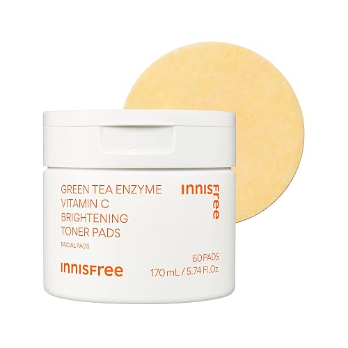 innisfree Green Tea Enzyme Vitamin C Toner Pads 60 Pads