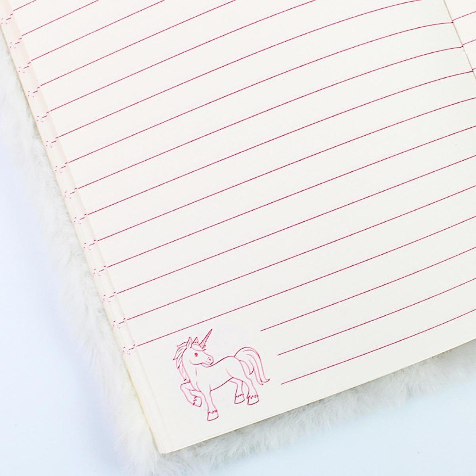 Carnet Peluche Cahier Agenda Carnet de Notes Couverture Douce Peluche Yeux Mobiles Brodés Écriture Lisse Stylo Adapté pour Maison École Cadeau Enfant, Chiot Blanc