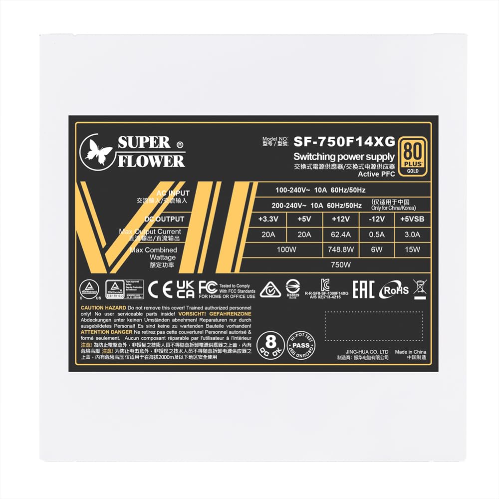 Amazon.com: Super Flower Leadex VII XG 1300W 80+ Gold White