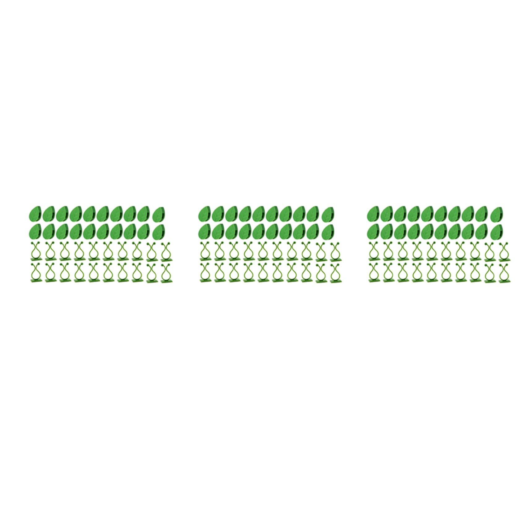 Jnchdghwa Green 240Pc Plant Climbing Wall Fixture Clips Plant Fixer Vines Garden Leaf Plant Wall Clips Vines Holder For Wall Decor