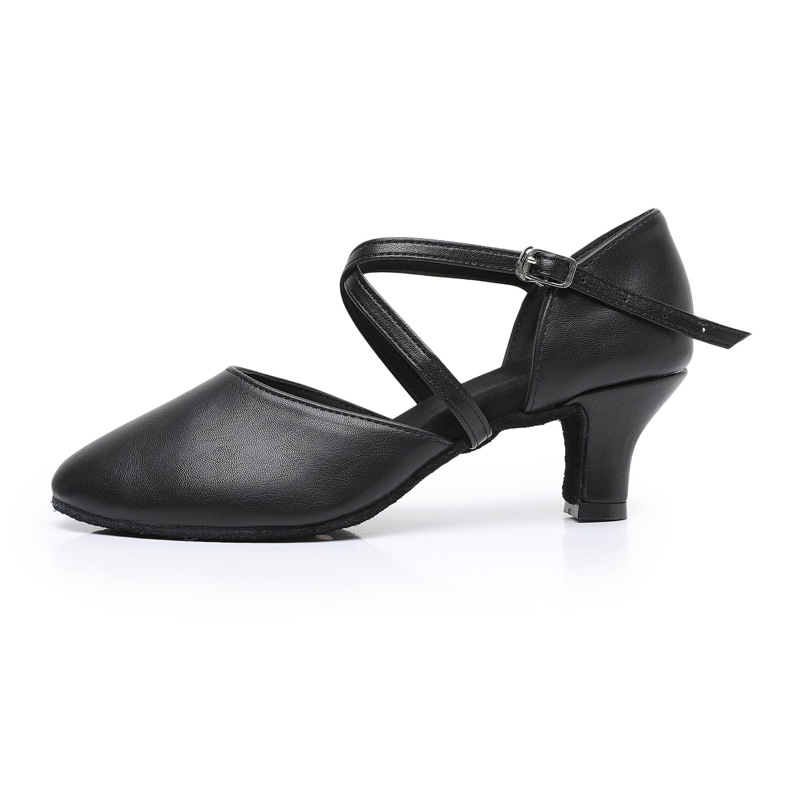 Rosefinch Scarpe da Ballo Latino per Le Donne in Pelle Punta Chiusa da Ballo Salsa Tango Performance Scarpe da Ballo Matrimonio Party 5/7cm Tacco, 34-43EU