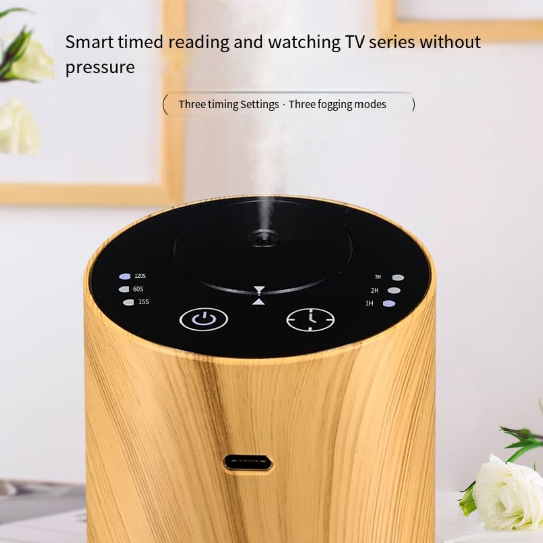Difusor automático de aromaterapia de grano de madera