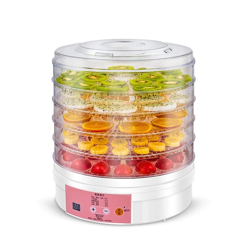 Buy Food Dehydrator Fruit Dryer Machine Electric 5 Tier Food Preserver