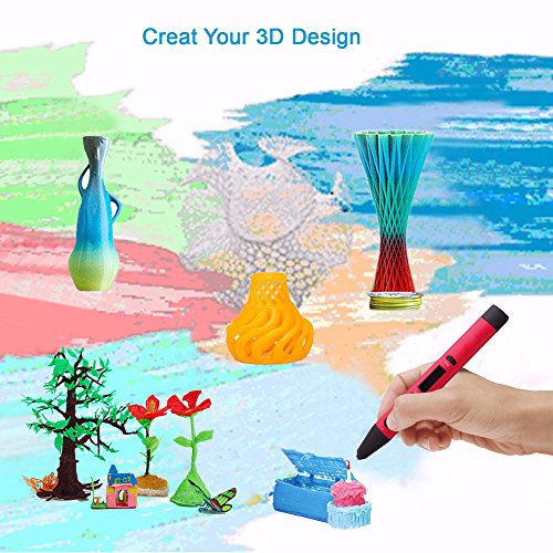 Image of 3D Pen 3D Printer Filament, 24 Colors 1.75mm PLA Filament Pack, High-Precision Diameter Filament, Each Color 10 Feet, Total 240 Feet Lengths by Mika3d