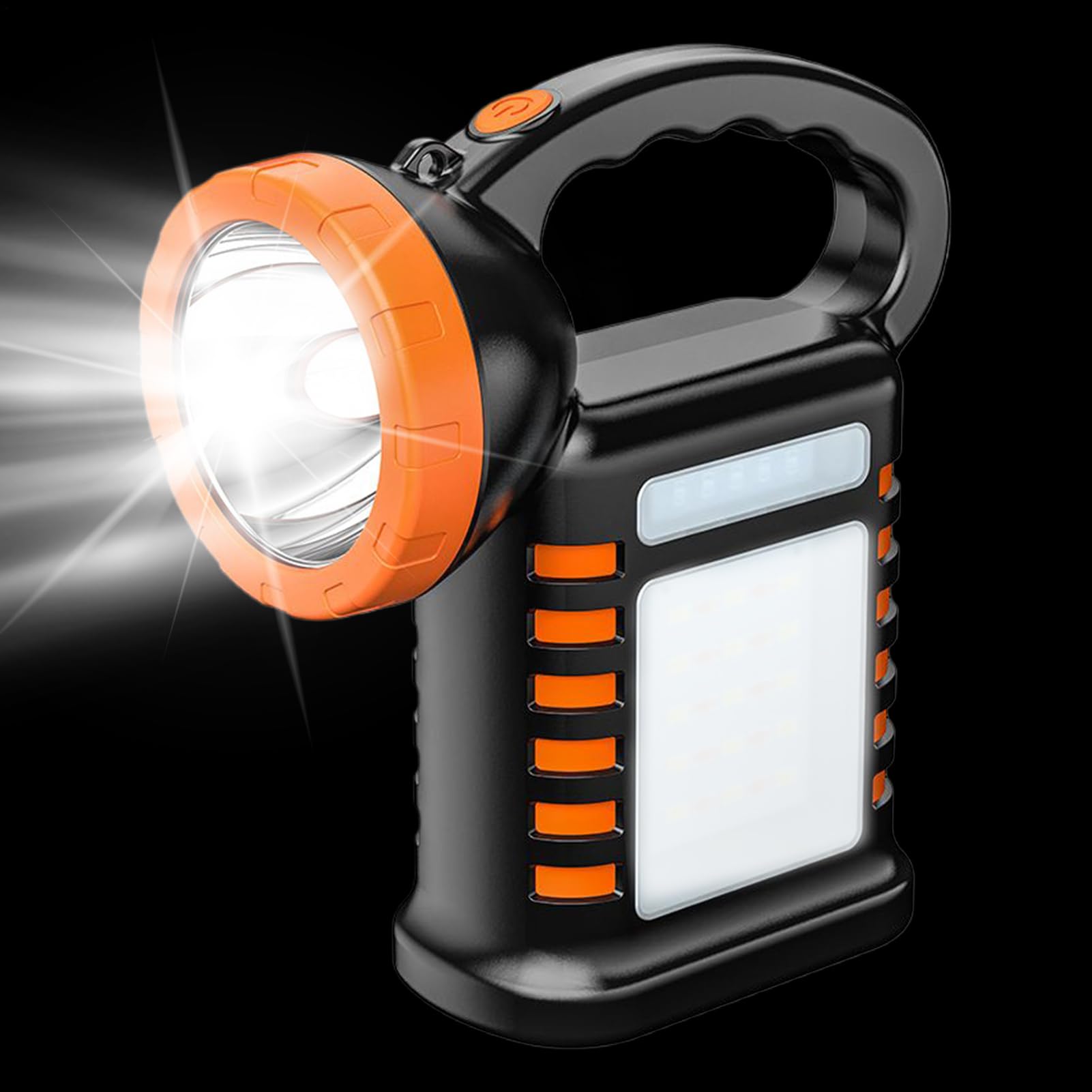 Lampa robocza do ładowania, zasilana energią słoneczną latarka LED z 3 trybami, 20 x 8,78 x 3,54 cala, bateria 4000 mAh, wodoodporne, wielofunkcyjne jasne światło na kemping, do warsztatu