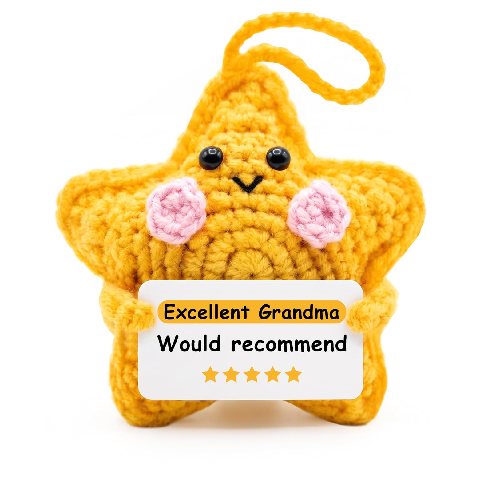 Gifts for Grandma, Handmade Crochet Star, Grandma Gifts, Grandma Christmas