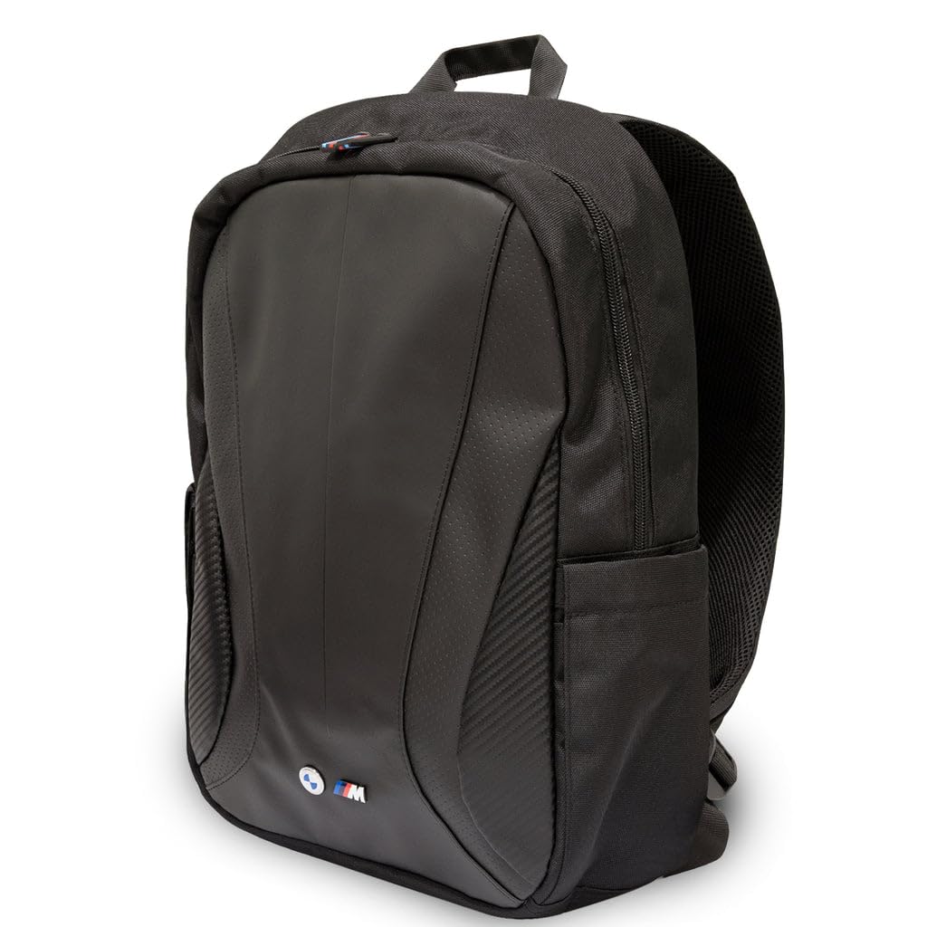 BMW BMBP15COSPCTFK - Mochila perforada, 16", color negro