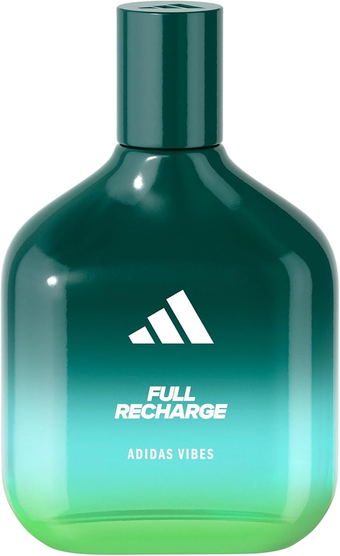 ADIDAS, Vibes Full Recharge, Eau de Parfum, Fragancia Unisex Foug√®re con Menta, Mandarina Verde y Cedro, 100ML