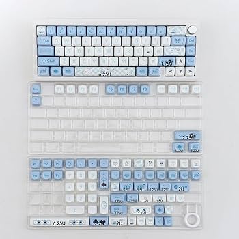 H♡ Amazon.com: SUEHIODHY PBT Alice Rabbit Keycaps Set MOA