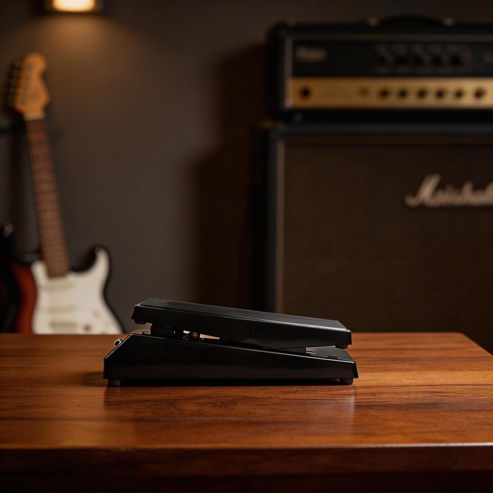 DF2210 Wah Wah Pedal für E-Gitarre, Rock-Effekte mit Smooth SWEEPs Fußschalter-Steuerung, schwarze ABS Stompbox für ausdrucksstarke Klangformung und Gitarristenleistung