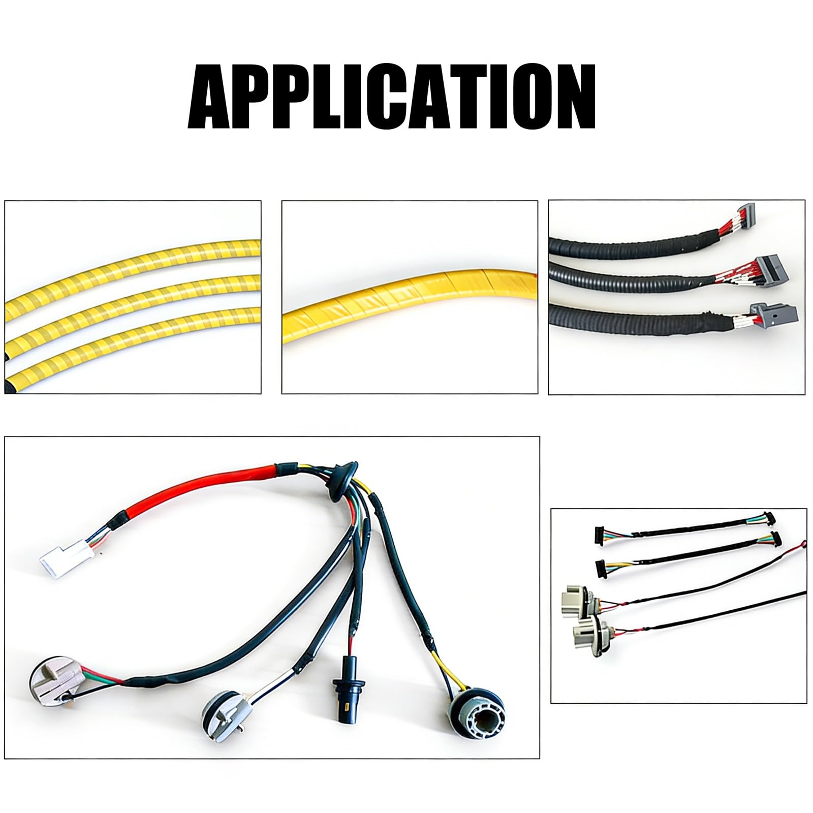 Envolvedora de cinta eléctrica automática, enrollador de cinta de arnés de cableado de rotación de 360°, velocidad ajustable de 10-1500 rpm, con anillo limitador e interruptor de pie para embalaje de