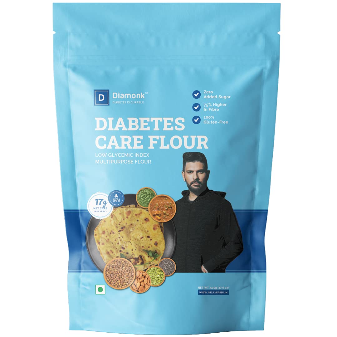 Buy Diamonk Sugar Free Atta (500g) Ultra Low Carb and Glycemic