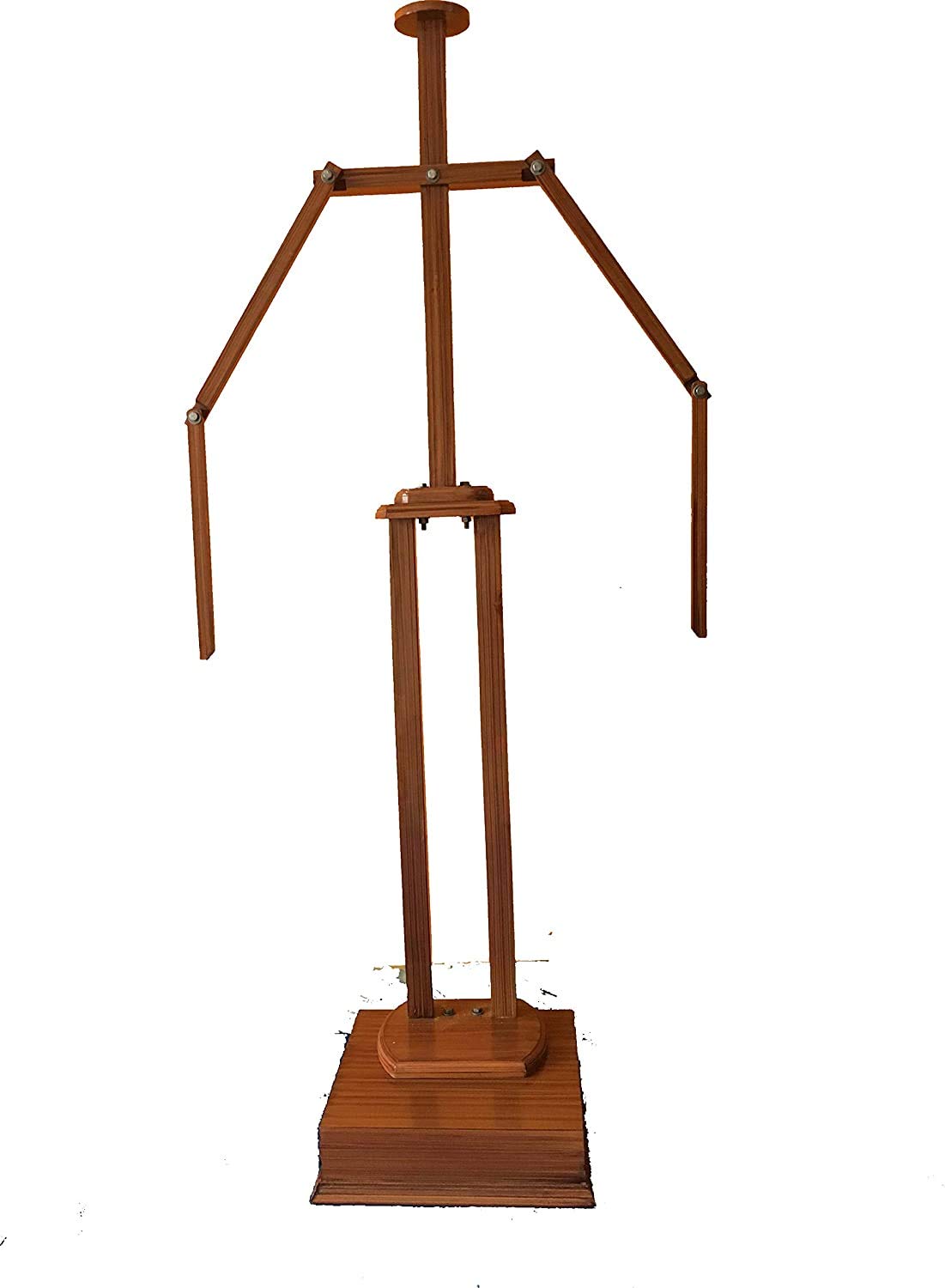 ARTIZANSTORE Medieval Full Suit of Armor Wooden Display Stand Knight Medieval Times Costume Display Stand Full Size