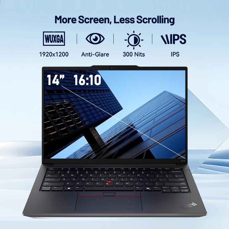 Lenovo ThinkPad E14 Gen 6 AI Laptop, Intel Core Ultra 7 155H, 32GB
