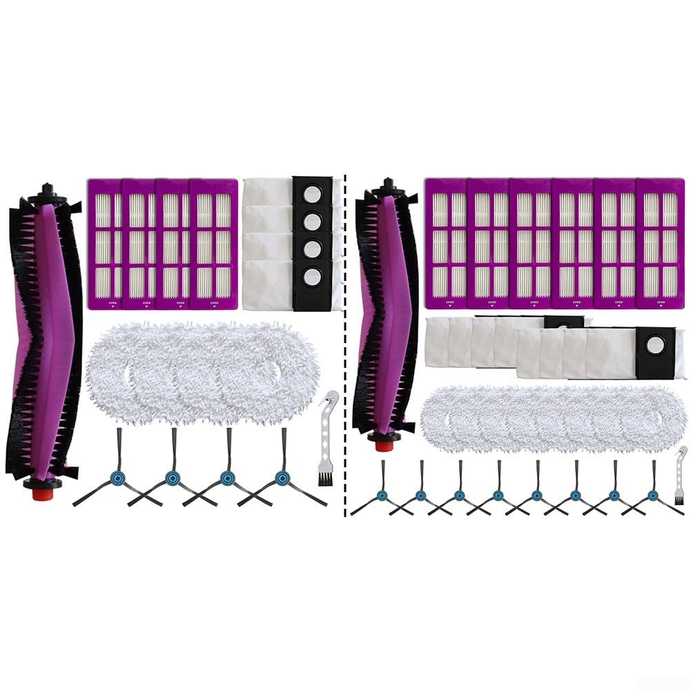 Für Eureka J15 Pro Ultra Ersatzteile Set - Hauptbürste, Seitenbürsten, Filter, Wischmopp, Staubbeutel für Staubsauger