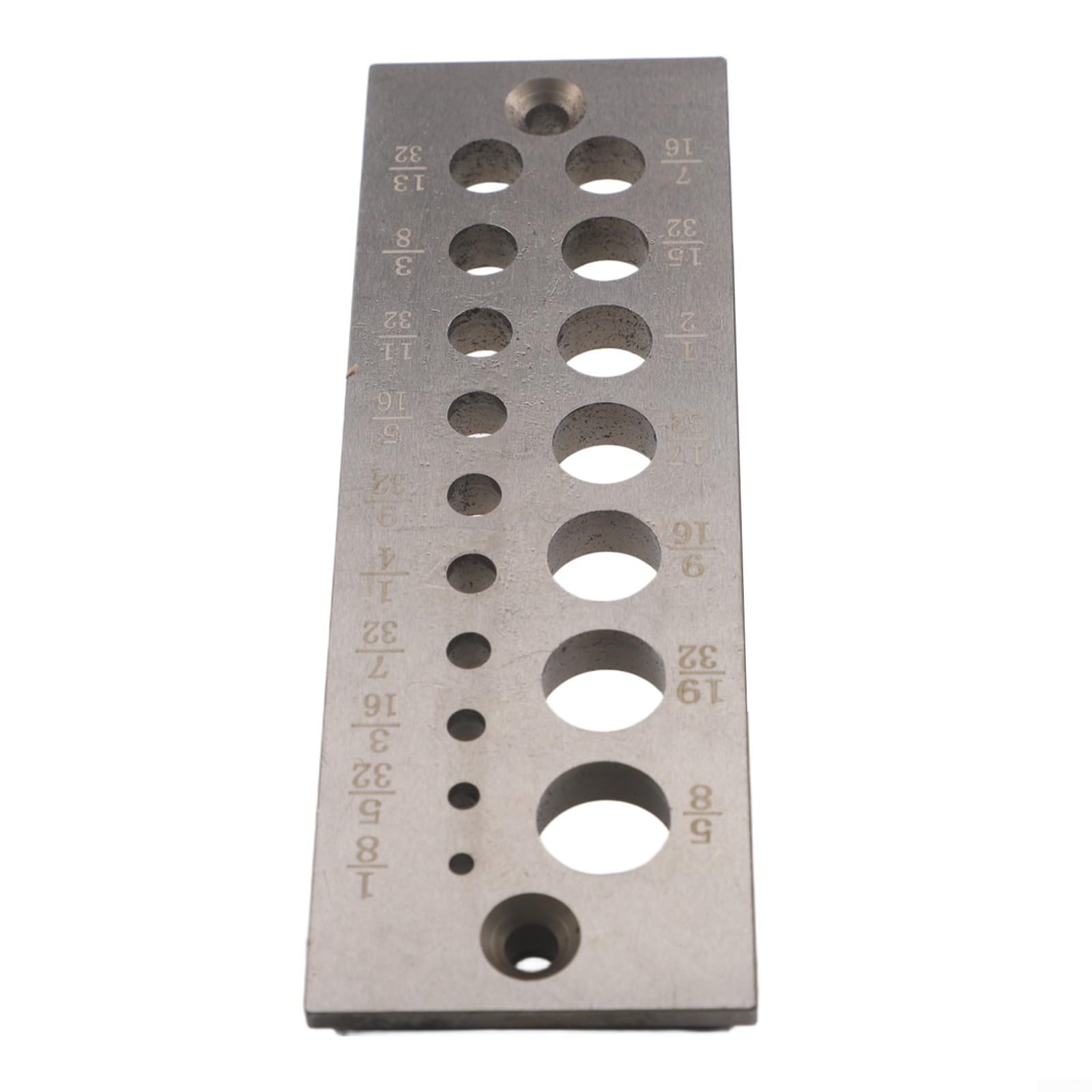 Plaque de cheville en métal pour le travail du bois - Outil de précision pour tailles métriques impériales - Création de joints de réparation de meubles - 14 cm - Argent (A)