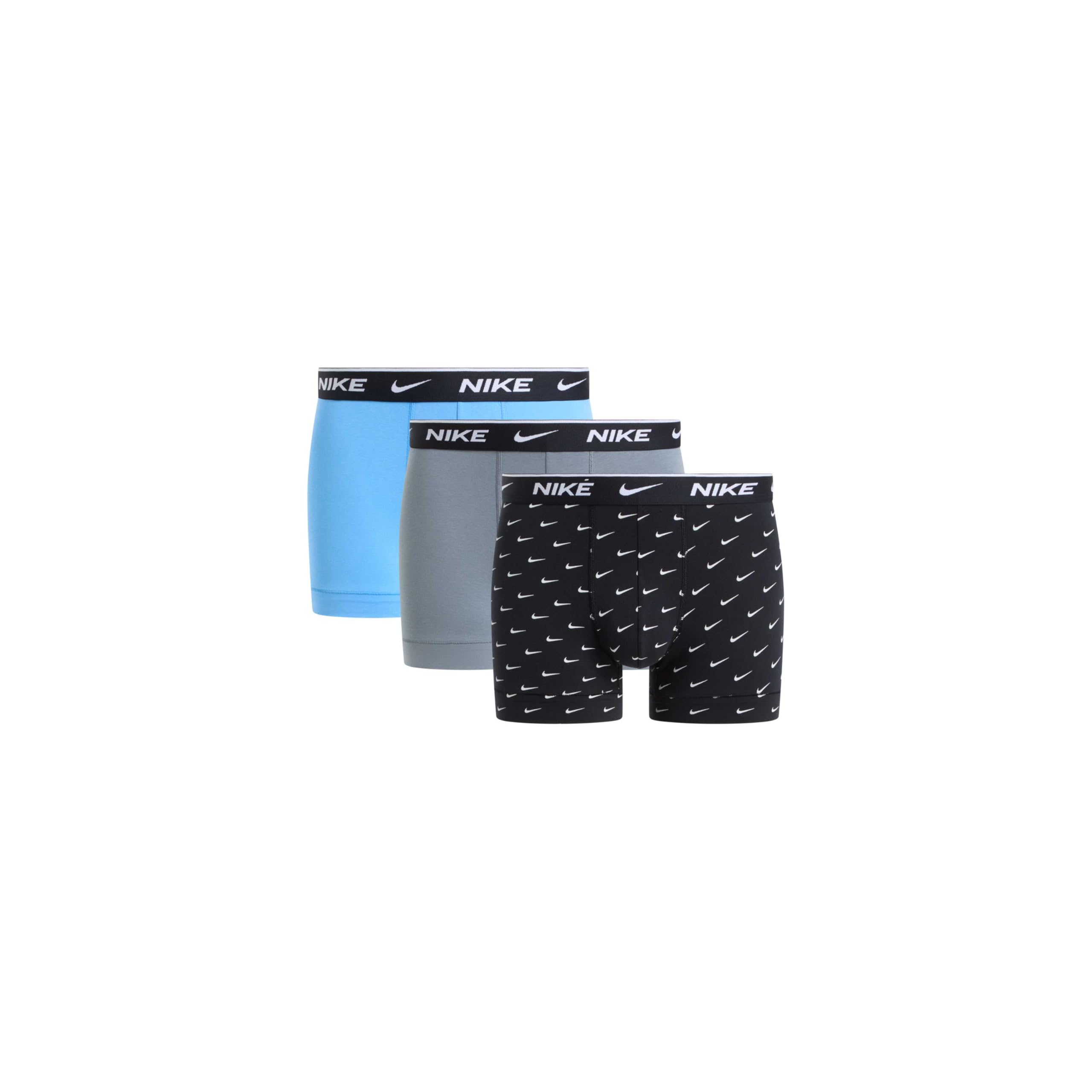 Nike Multicolor Essential Cotton Stretch Trunk 3 Boxer Shorts C2b4 Large